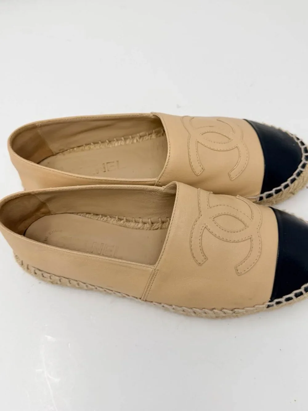 Chanel Lambskin Leather Espadrilles